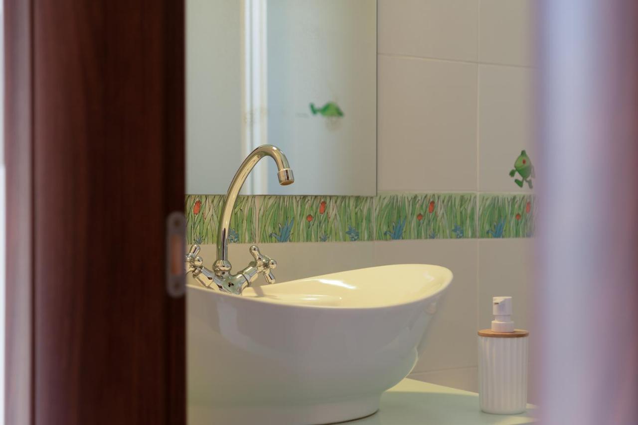 Family Villa Rousa In Rethymno With Pool, Bbq And Kids Area Loutra Exterior foto