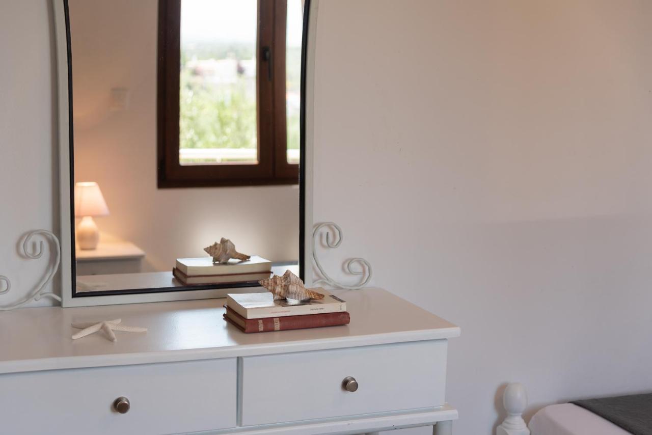 Family Villa Rousa In Rethymno With Pool, Bbq And Kids Area Loutra Exterior foto