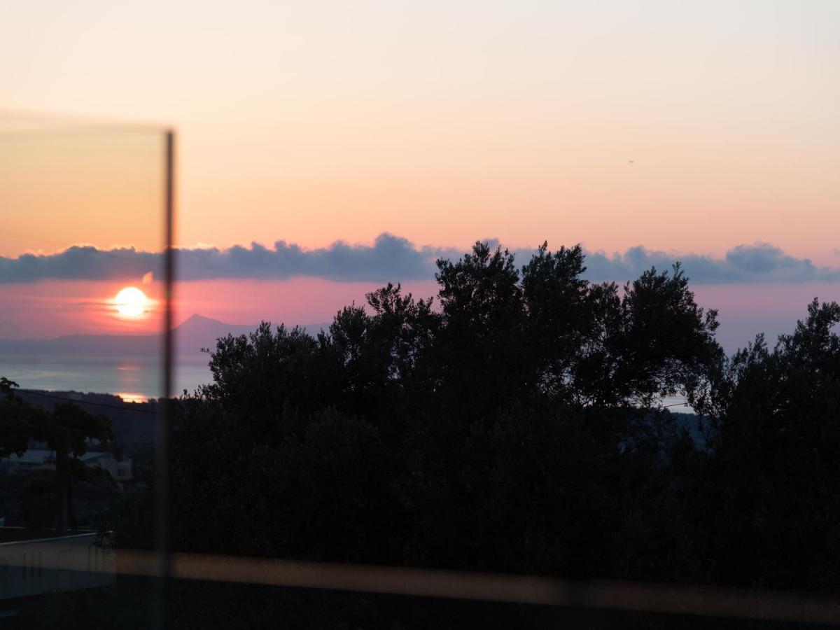 Family Villa Rousa In Rethymno With Pool, Bbq And Kids Area Loutra Exterior foto